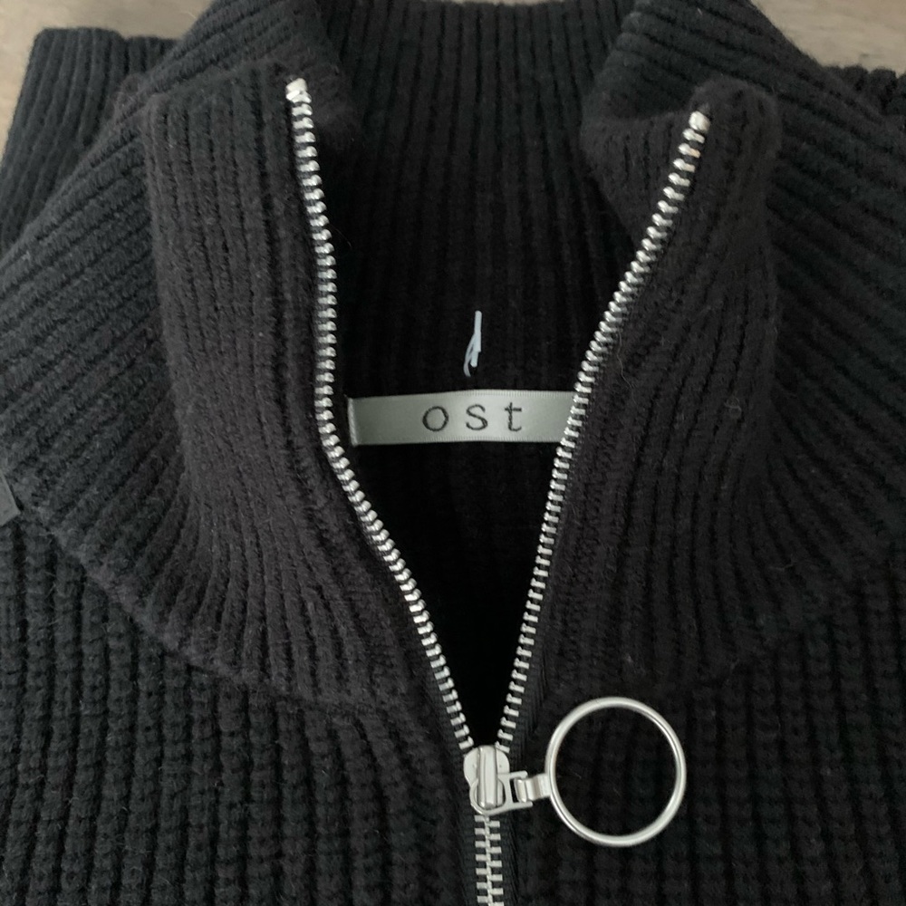 OST Apparel Zip Front Sweater - Picture 5 of 6
